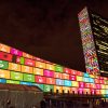 Proyecciones sobre los Objetivos de Desarrollo Sostenible el pasado mes de septiembre en la sede de las Naciones Unidas en Nueva York. Foto: UN Photo/Cia Pak (CC BY-NC-ND 2.0)