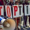 Manifestación contra el tratado de comercio TTIP en Bristol en 2015. Foto: Global Justice Now (CC BY 2.0)