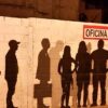 Unemployment mural on San Pablo Street in the city of Zaragoza (Spain), made by the American artist Above in 2012