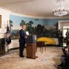 Donald Trump en una rueda de prensa el martes. Foto: Shealah Craighead / White House