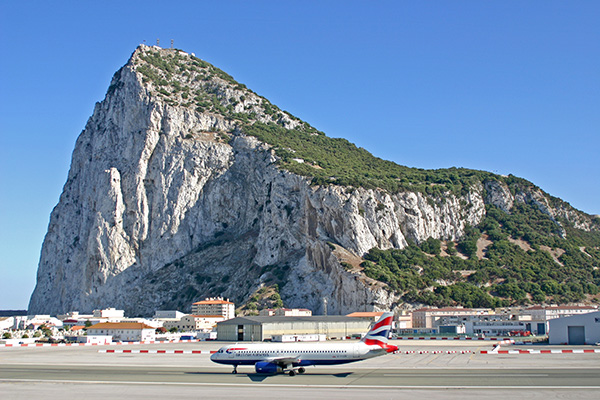 The Rock from the airport of Gibraltar. Photo: Tony Evans (CC BY-ND 2.0)