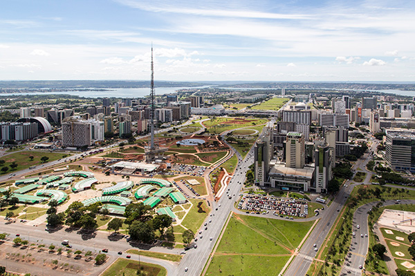Eje monumental de Brasilia. Foto: Governo do Brasil (CC BY 3.0)