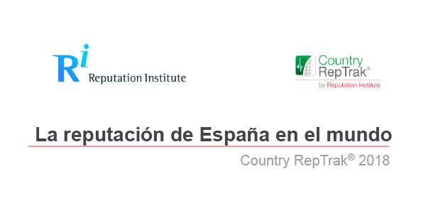 La reputación de España en el mundo. Country RepTrak®2018. Reputation Institute y Real Instituto Elcano