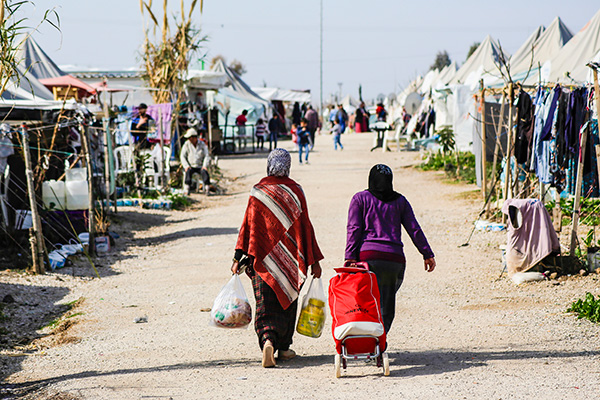 Campo de refugiados sirios en Turquía en 2016. Foto: Unión Europea 2016 - Parlamento Europeo