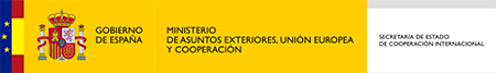 Logo de la Secretaría de Estado de Cooperación Internacional del MAEUEC.