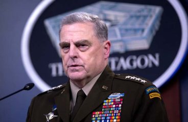 General del ejército Mark A. Milley, informa a los medios de comunicación sobre Afganistán, Pentágono, Washington, D.C., el 18 de agosto de 2021. Foto: Lisa Ferdinando (CC BY 2.0)