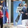 La presidencia eslovena de la UE: momento de avanzar. Ursula von der Leyen, presidenta de la Comisión Europea, y Janez Janša, primer ministro de Eslovenia. Foto: Claudio Centonze / EC - Audiovisual Service, © European Union, 2021