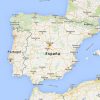 Mapa de España. Mapa: Google Maps.
