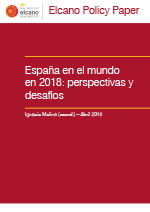 Portada de España en el mundo en 2018: perspectivas y desafíos