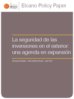 La seguridad de las inversiones en el exterior: una agenda en expansión. Gonzalo Escribano (coord.). Real Instituto Elcano. Elcano Policy Paper