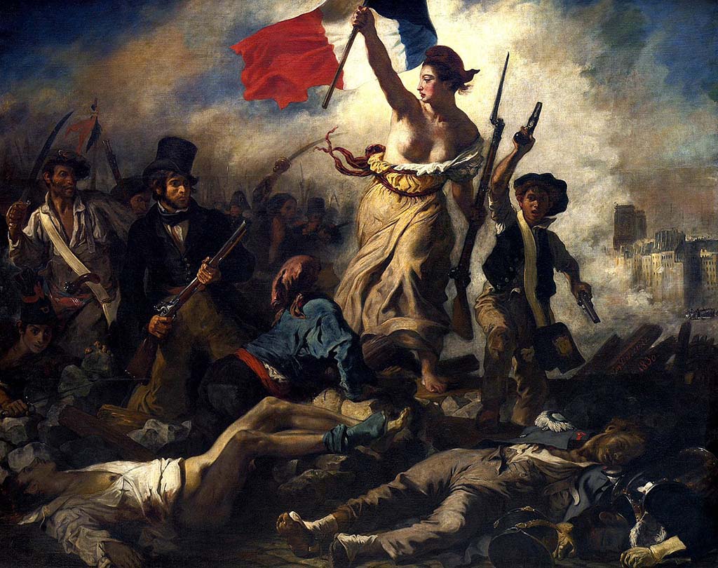 Las dos libertades de Benjamin Constant. “La Libertad guiando al pueblo”, de Eugène Delacroix (1830) (Wikimedia Commons / Dominio público).