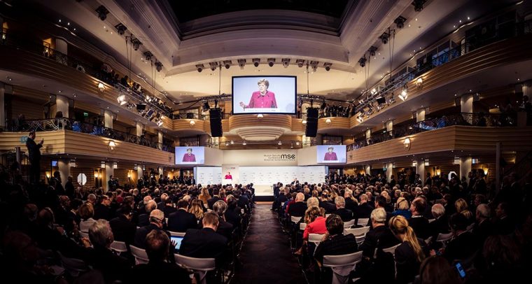 Angela Merkel, canciller Federal de Alemania, durante su discurso en la Conferencia de Seguridad de Múnich (16/2/2019). Foto: MSC / Kuhlmann (CC BY 3.0). Blog Elcano