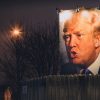 Cartel con la cara de Donald Trump en West Des Moines, Iowa, el pasado mes de enero. Foto: Tony Webster (CC BY-NC-ND 2.0)