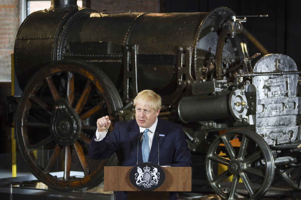 pero ¿qué significa Brexit?El primer ministro Boris Johnson durante su visita en Manchester en julio de 2019. Foto: Number 10 (CC BY-NC-ND 2.0)