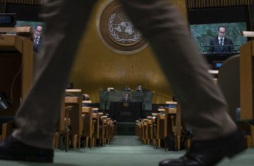 ¿Dónde están las líneas rojas? (73º período de sesiones de la Asamblea General de Naciones Unidas. Foto: UN Photo/Cia Pak). Blog Elcano
