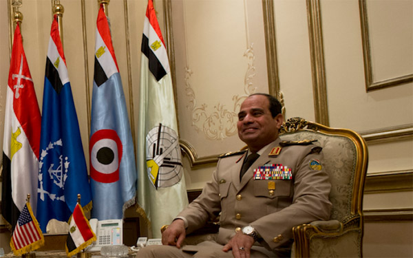 Abdelfatah al-Sisi en noviembre de 2013. Foto: Global Risk Insights. Blog Elcano