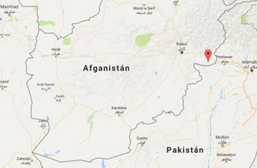 Mortífera primavera afgana. Mapa de la ubicación de la detonación de la bomba GBU-43/B en Afganistán. Fuente: Google Maps.