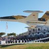 F.5 airplane monument. Morón de la Frontera. Photo: Spansh Air Force - Ministry of Defence. Elcano Blog