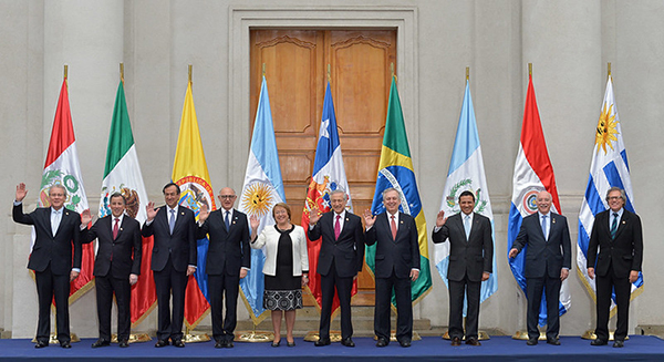 Seminario "Diálogo sobre Integración Regional: Alianza del Pacífico y Mercosur" en Santiago de Chile (2014). Foto: Gobierno de Chile (CC BY 2.0)