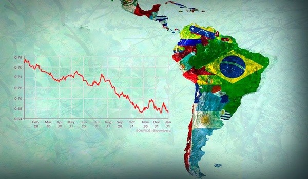La difícil coyuntura económica en América Latina. Imagen vía FLATEC-IPLAC