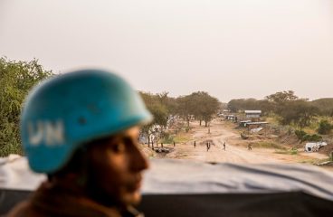 Peacekeepers with the United Nations Mission in South Sudan (UNMISS), on patrol close to the Protection of Civilians site in Bor, South Sudan. UN Photo/JC McIlwaine (CC BY-NC-ND 2.0)