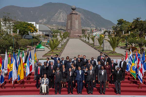 IV Cumbre de Jefes y Jefas de Estado de la CELAC (2016). Foto: Carlos Pozo / Cancillería del Ecuador (CC BY-SA 2.0)