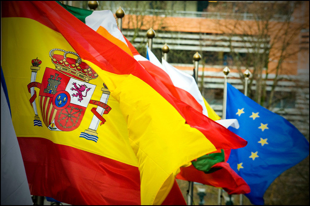 Banderas en el Parlamento Europeo. Foto: ©European Union 2011 PE-EP/Pietro Naj-Oleari (CC BY-NC-ND 2.0). Blog Elcano