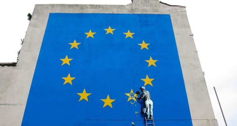 Banksy does Brexit (detail). Photo: Dunk (CC BY 2.0). Elcano Blog