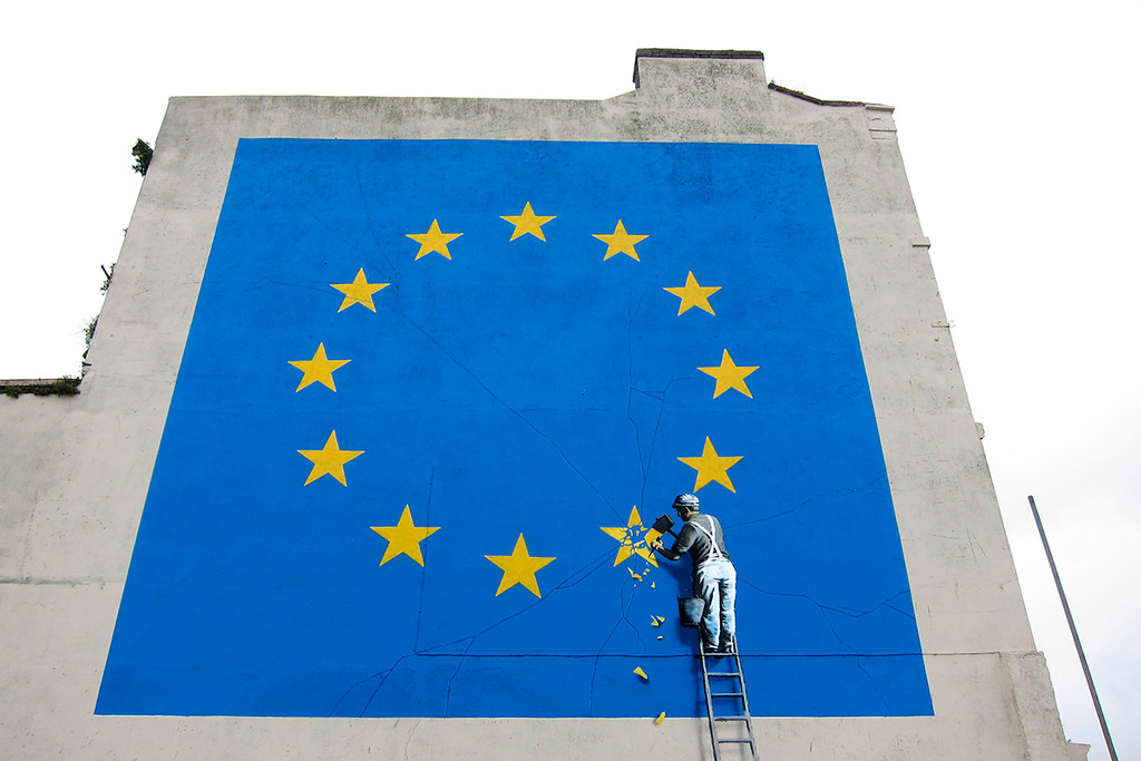 Banksy does Brexit (detail). Photo: Dunk (CC BY 2.0). Elcano Blog