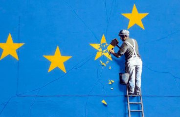 Bansky pinta el Brexit (detalle). Foto: Dunk (CC BY 2.0). Blog Elcano
