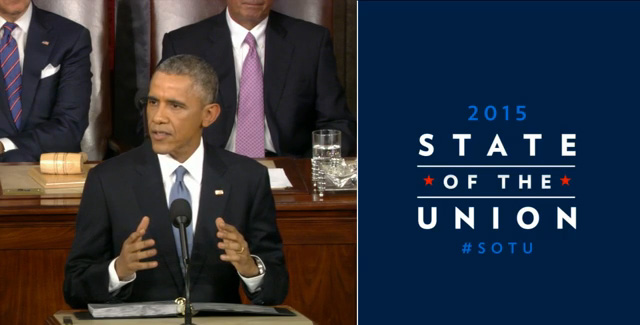 Barack Obama. 2015 State of the Union / The White House. Blog Elcano