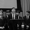El grupo BTS, uno de los mayores exponentes del K-pop, durante su participación en el evento de alto nivel sobre la Estrategia Juventud 2030 de la ONNU y el lanzamiento de la iniciativa Generación sin límites organizada por UNICEF. Foto: © UN Photo/Mark Garten.