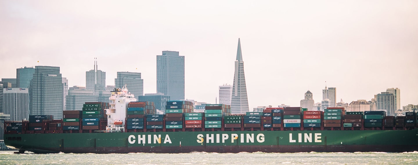 The dependency on China of Spain’s supply chains. Container ship from China. Photo: Thomas Hawk (CC BY-NC 2.0)