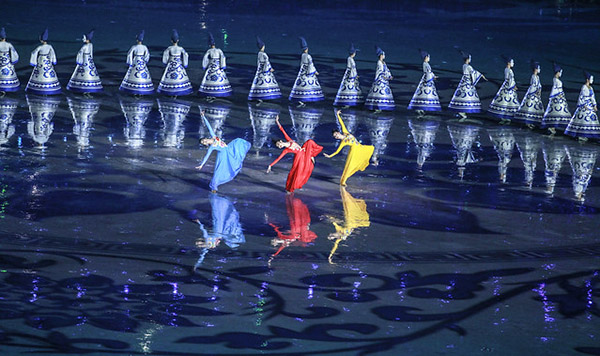 Ceremonia de apertura de los Juegos Olímpicos de la Juventud de Nankín 2014 (China) Foto: United Nations (CC BY-NC-ND 2.0)