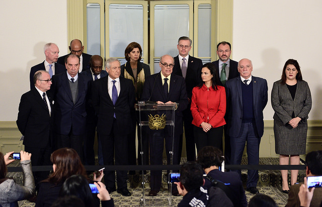 América Latina y la crisis venezolana. Conferencia de prensa y lectura de la “Declaración de Lima”. Foto: Ministerio de Relaciones Exteriores de Perú / Flickr (CC BY-SA 2.0). Blog Elcano