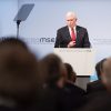 Trump no arrasó la OTAN como se esperaba. Michael Pence en la Conferencia de Seguridad de Munich (18/2/2017). Foto: MSC / Widmann. Blog Elcano