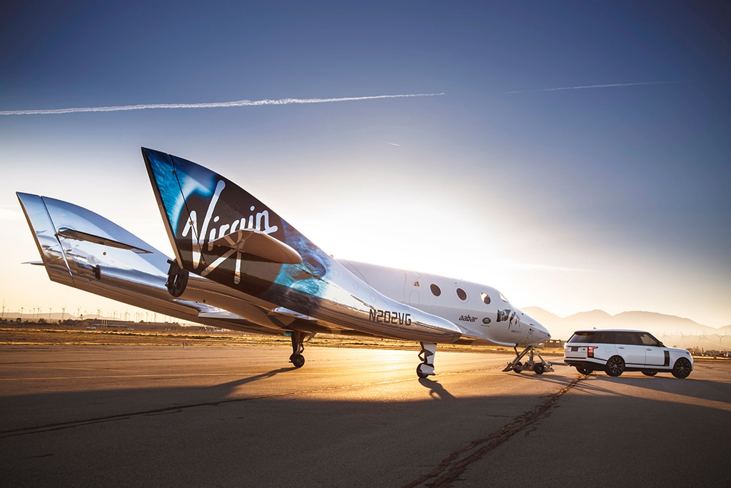 Tecnología profunda Virgin Galactic SpaceShipTwo VSS Unity