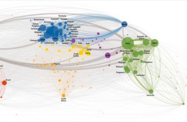 Merchandise Trade Cartographic Visualization - DHL Global Connectedness Index 2014. Elcano Blog