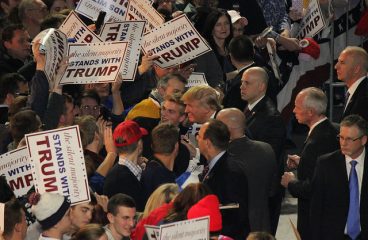 Donald Trump's campaing in Muscatine, Iowa (24/1/2016). Photo: Evan Guest / Flickr. Creative Commons License Attribution. Elcano Blog