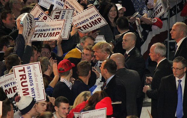 Campaña de Donald Trump en Muscatine, Iowa (24/1/2016). Foto: Evan Guest / Flickr. Licencia Creative Commons Reconocimiento. Blog Elcano