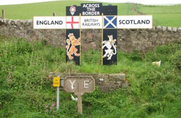 Frontera Inglaterra - Escocia. Wikimedia Commons. Blog Elcano