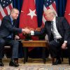 Recep Tayyip Erdoğan (presidente de Turquía) y Donald Trump (presidente de EEUU) en el 72º período de sesiones de la Asamblea General de la ONU. Foto: Shealah Craighead / The White House. Dominio Público. Blog Elcano