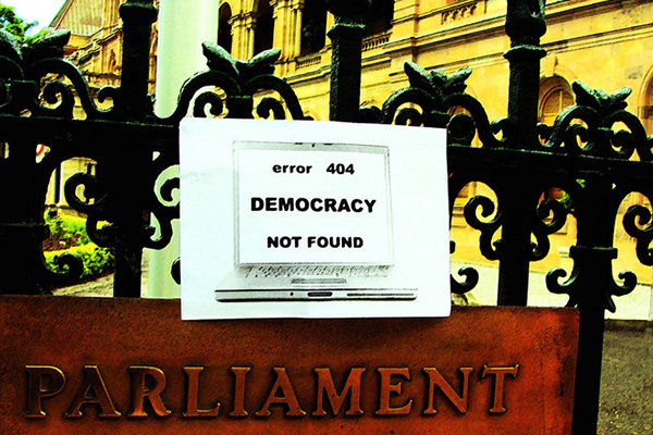 Democracies on the back foot. Photo: Leonard J Matthews (CC BY-ND 2.0). Elcano Blog