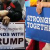 Elecciones EEUU 2016. Eslóganes de las campañas de Donald Trump y Hillary Clinton. Imágenes: NPR y Hillary for America. Blog Elcano
