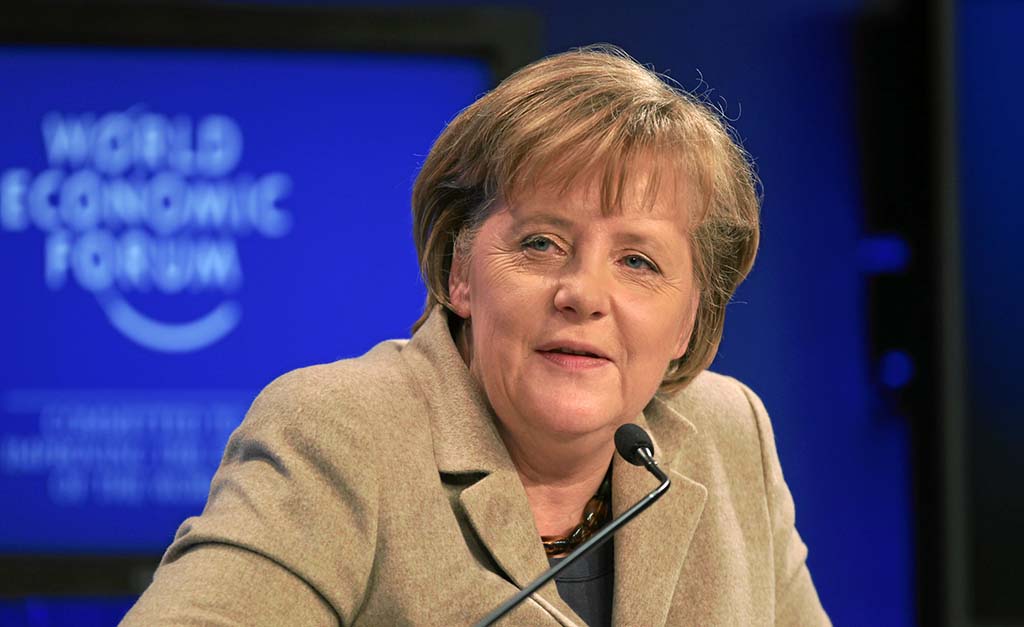 Angela Merkel at the Annual Meeting of the World Economic Forum in Davos, Switzerland (2011). Photo: World Economic Forum (CC BY-NC-SA 2.0). Elcano Blog