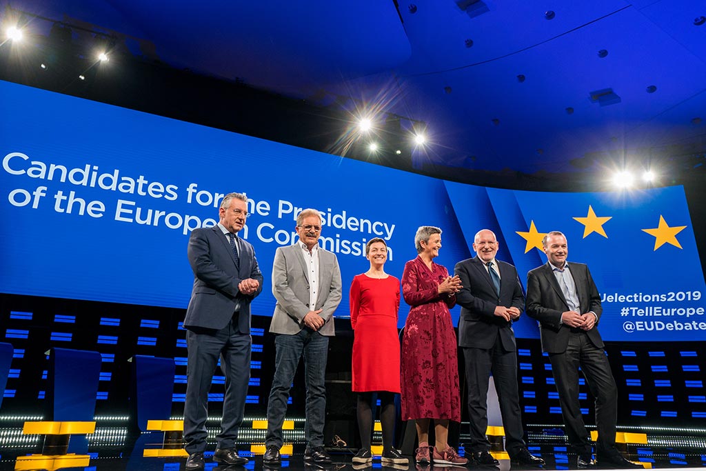 Live debate of the lead candidates for the European Commission (European elections 2019). Photo: © European Union 2019 – Source: EP (CC-BY-4.0). Elcano Blog