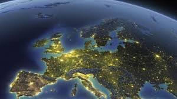 Europe at night. Blog Elcano