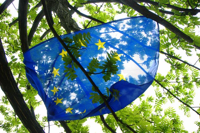 Bandera de la UE. Foto: Niccolò Caranti (CC BY-NC 2.0). Blog Elcano