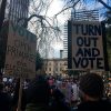 Trump vive de la polarización. Impeachment March en Portland, Oregon (EEUU) en 2017. Foto: MB298 (CC BY-SA 2.0)
