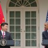 Xi Jinping y Barack Obama en una rueda de prensa conjunta en la Casa Blanca. Foto: © REUTERS/Gary Cameron.